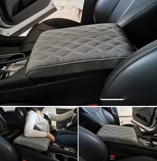 Leather Car Armrest Box Pad
