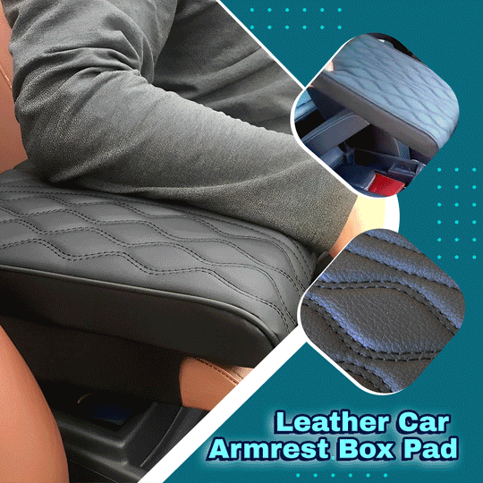 Leather Car Armrest Box Pad