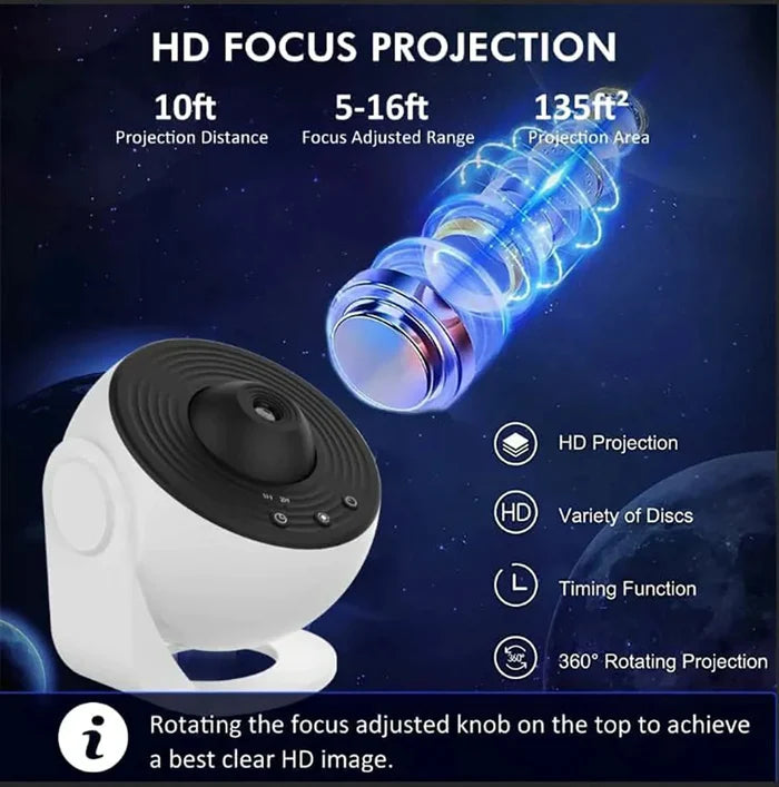 NIGHTLIGHT PROJECTOR - GALAXY 12 IN 1 KLEVINTE™