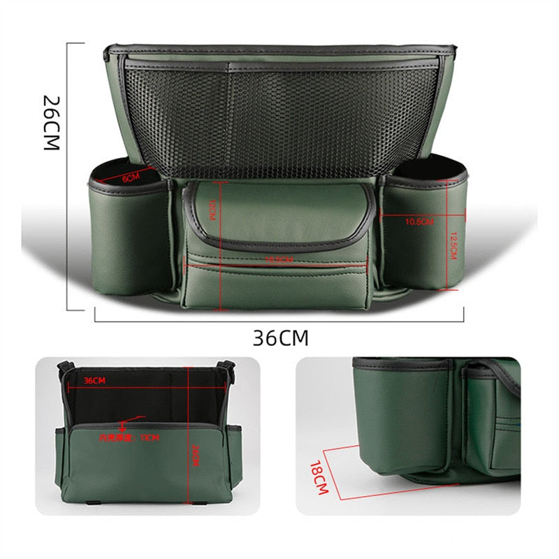 MULTI FUNCTIONAL CAR CENTER CONSOLE ARMREST STORAGE BAG