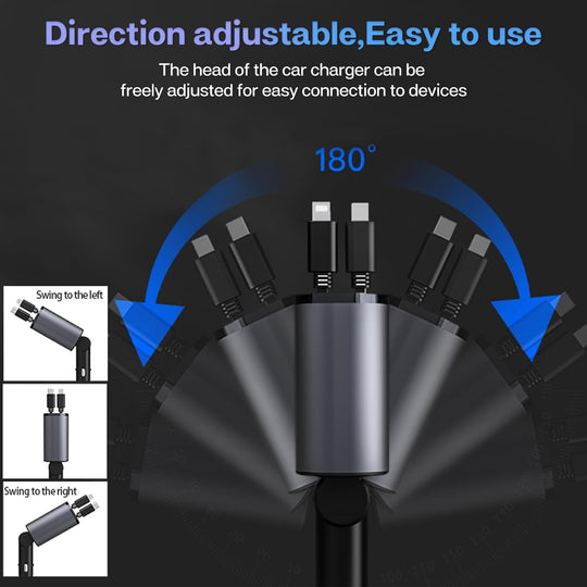Retractable Fast Car Charger