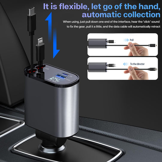 Retractable Fast Car Charger
