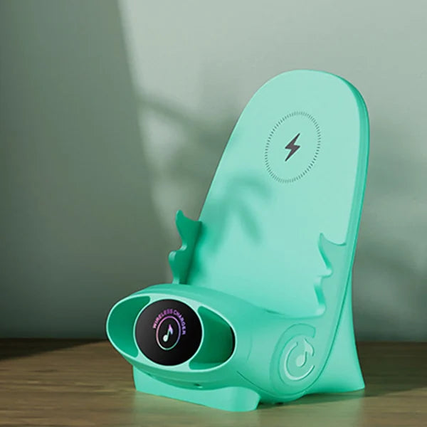 Mini chair wireless fast charger multifunctional phone holder