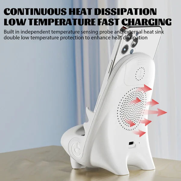 Mini chair wireless fast charger multifunctional phone holder