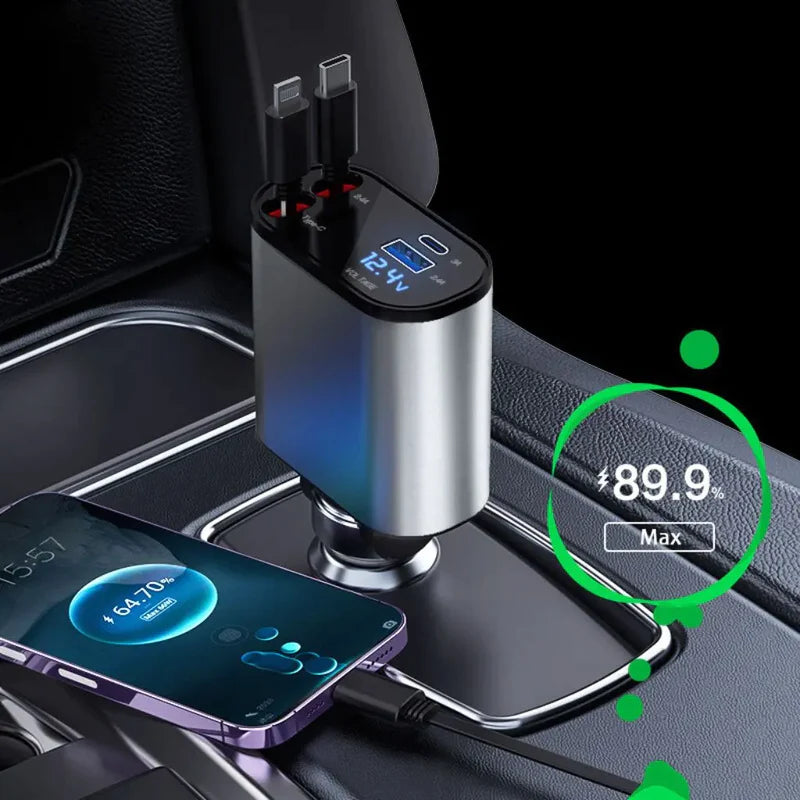 Retractable Fast Car Charger